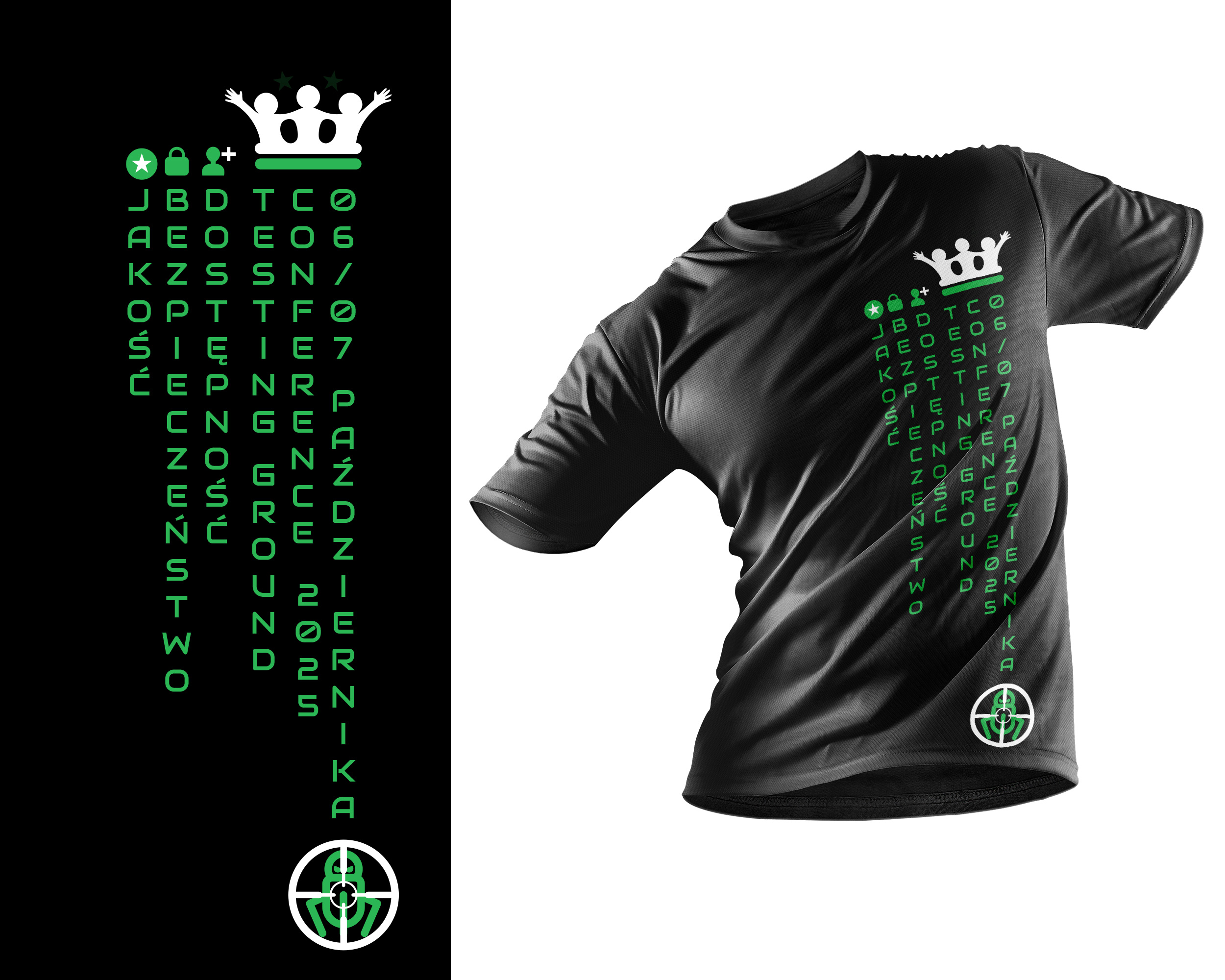 T-shirt Design by Sergio Coelho for Quality Island Sp. z o.o. | Design #36058086