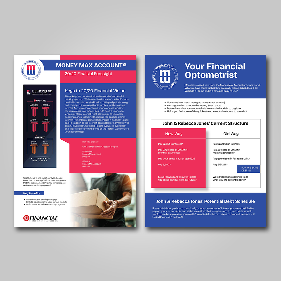 Flyer Design by YourLogoMaster for United Financial Freedom | Design #36070480