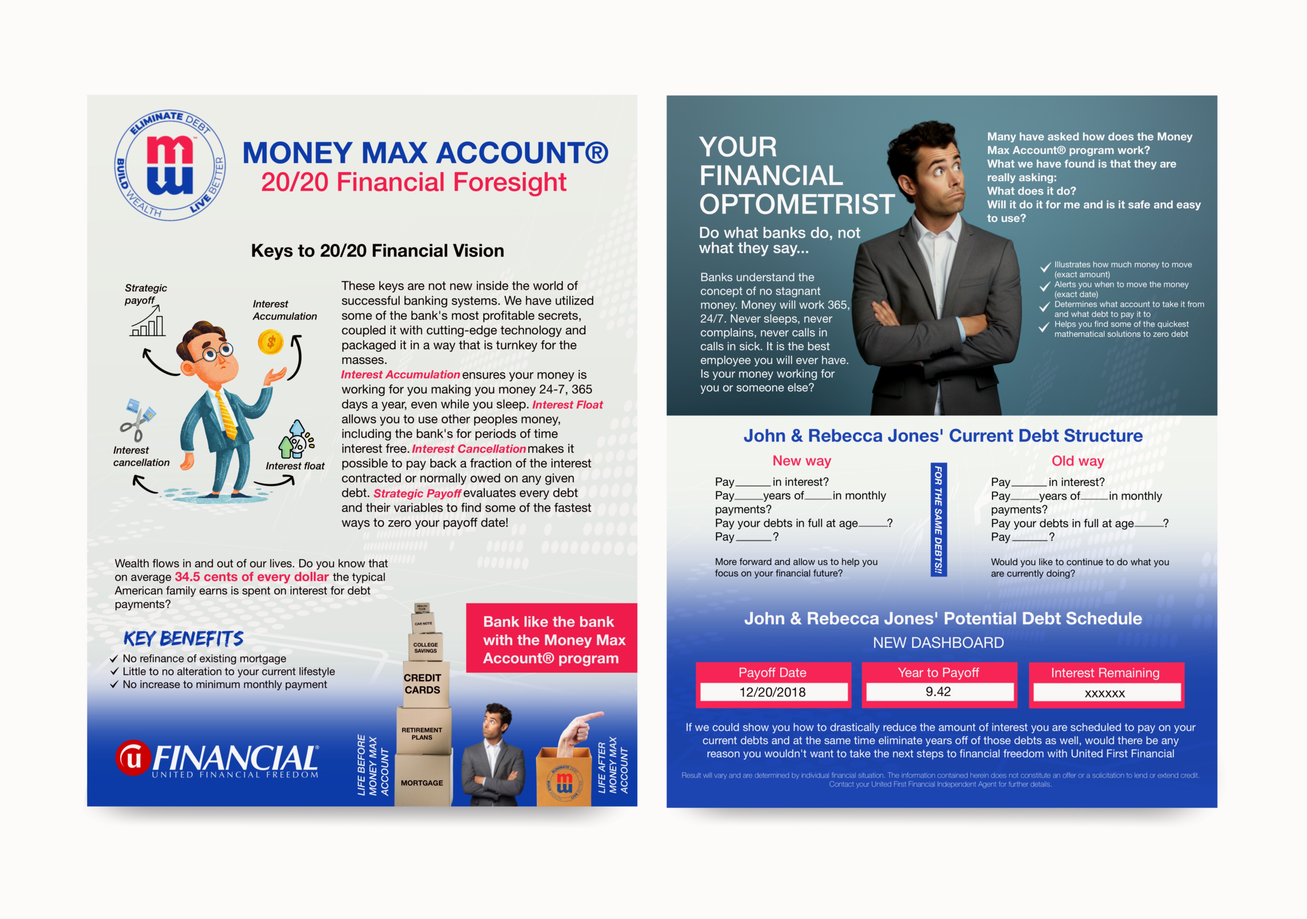 Diseño de Flyer por Topi ufo para United Financial Freedom | Diseño #36105452