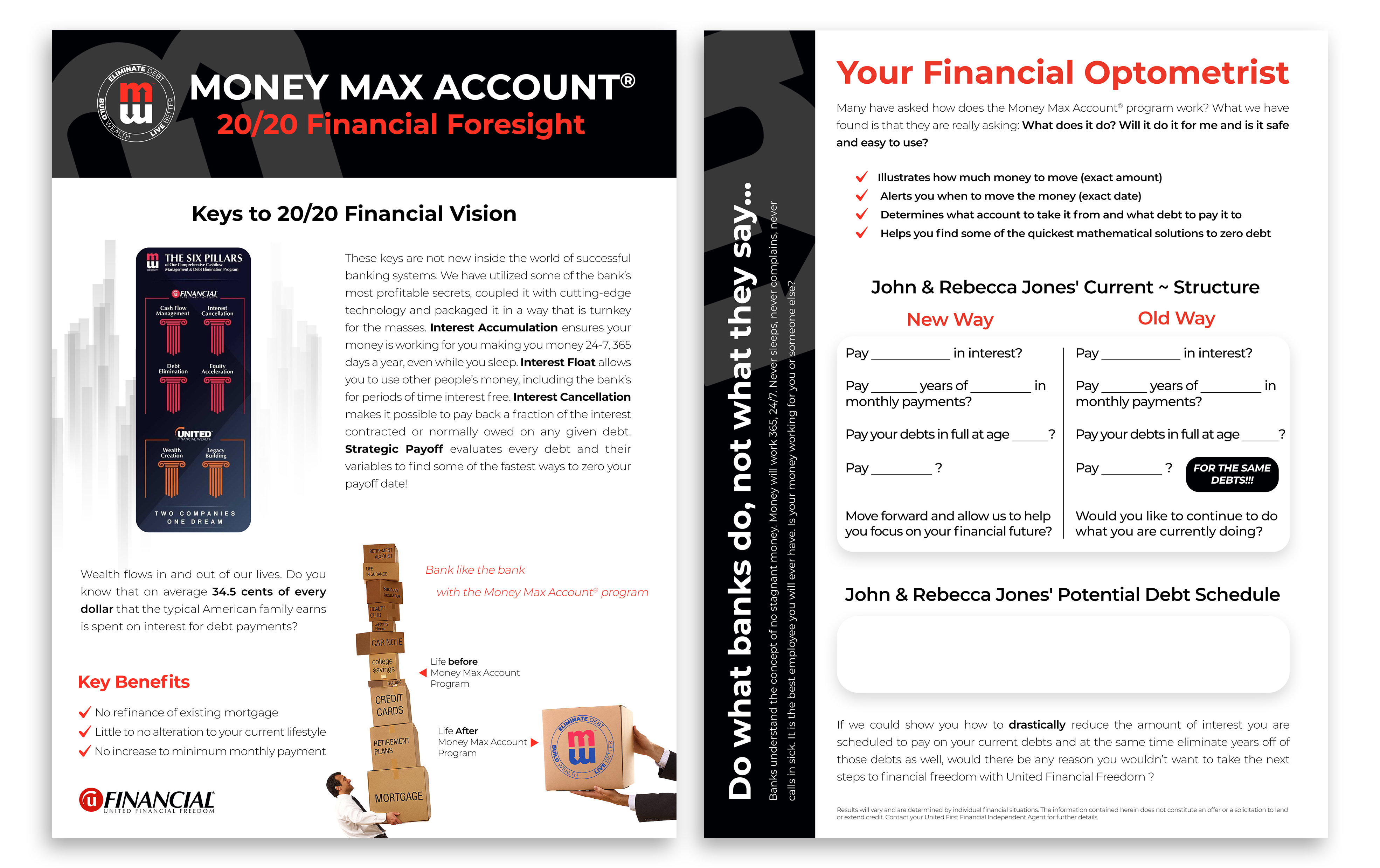 Diseño de Flyer por Farvahar Design Studio para United Financial Freedom | Diseño #36088143