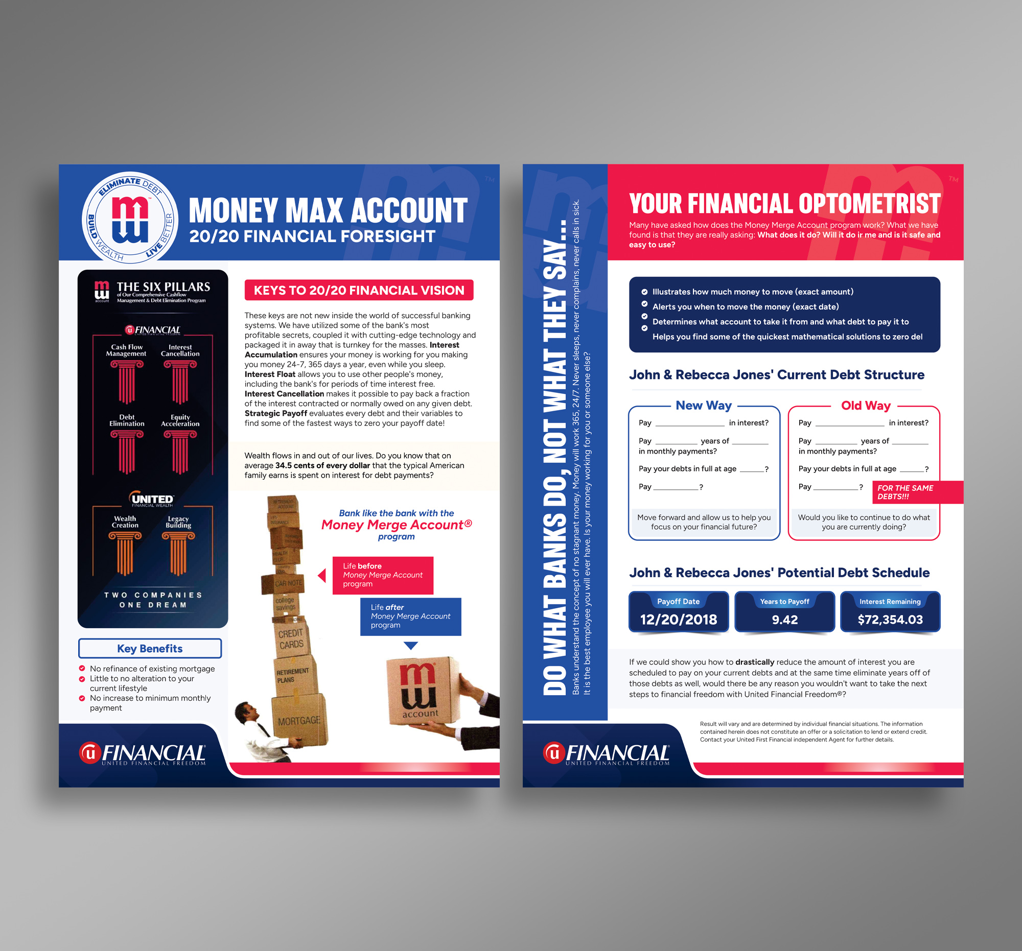 Diseño de Flyer por Dzhafir para United Financial Freedom | Diseño #36091129