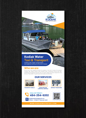 Diseño de Flyer por artbitin para Kodiak Water Taxi and Transport | Diseño: #36059760