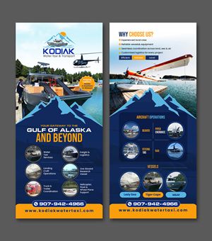 Diseño de Flyer por debdesign para Kodiak Water Taxi and Transport | Diseño: #36060669