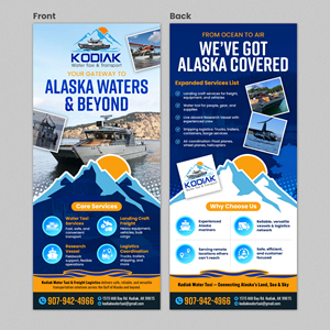 Diseño de Flyer por SAI DESIGNS para Kodiak Water Taxi and Transport | Diseño: #36063804