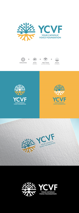 Logo Design by Nglray for Your Catholic Voice Foundation | Design #36060692