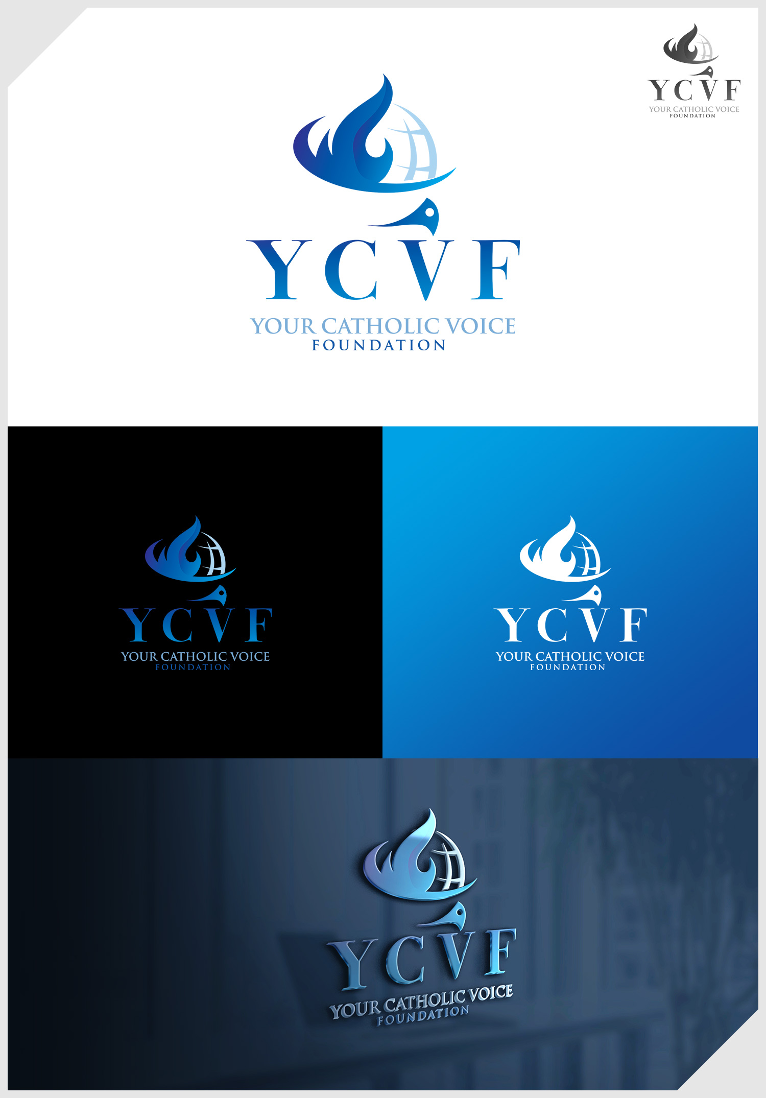Logo Design by IDesign1606 for Your Catholic Voice Foundation | Design #36069946
