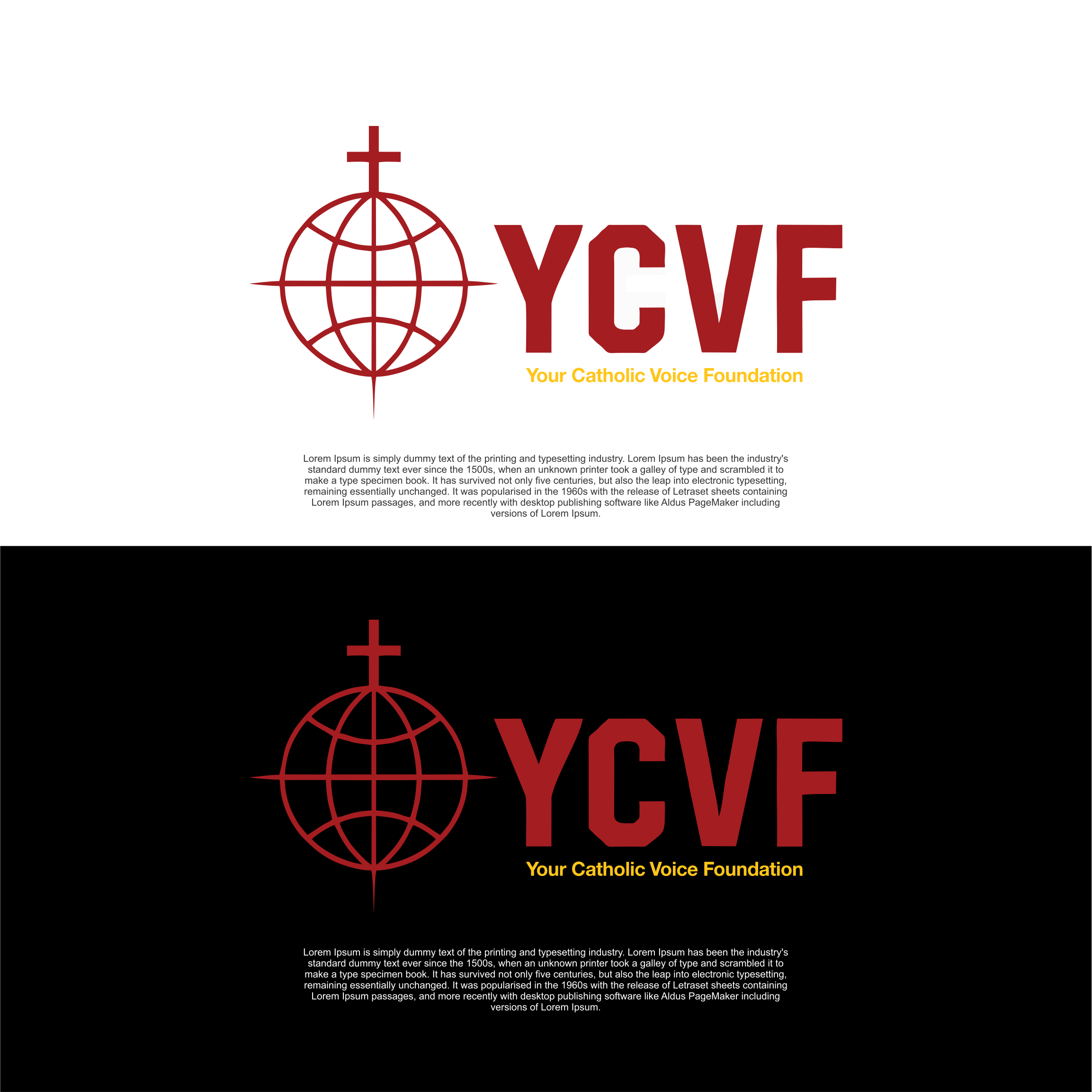 Logo Design by diego costa for Your Catholic Voice Foundation | Design #36058476