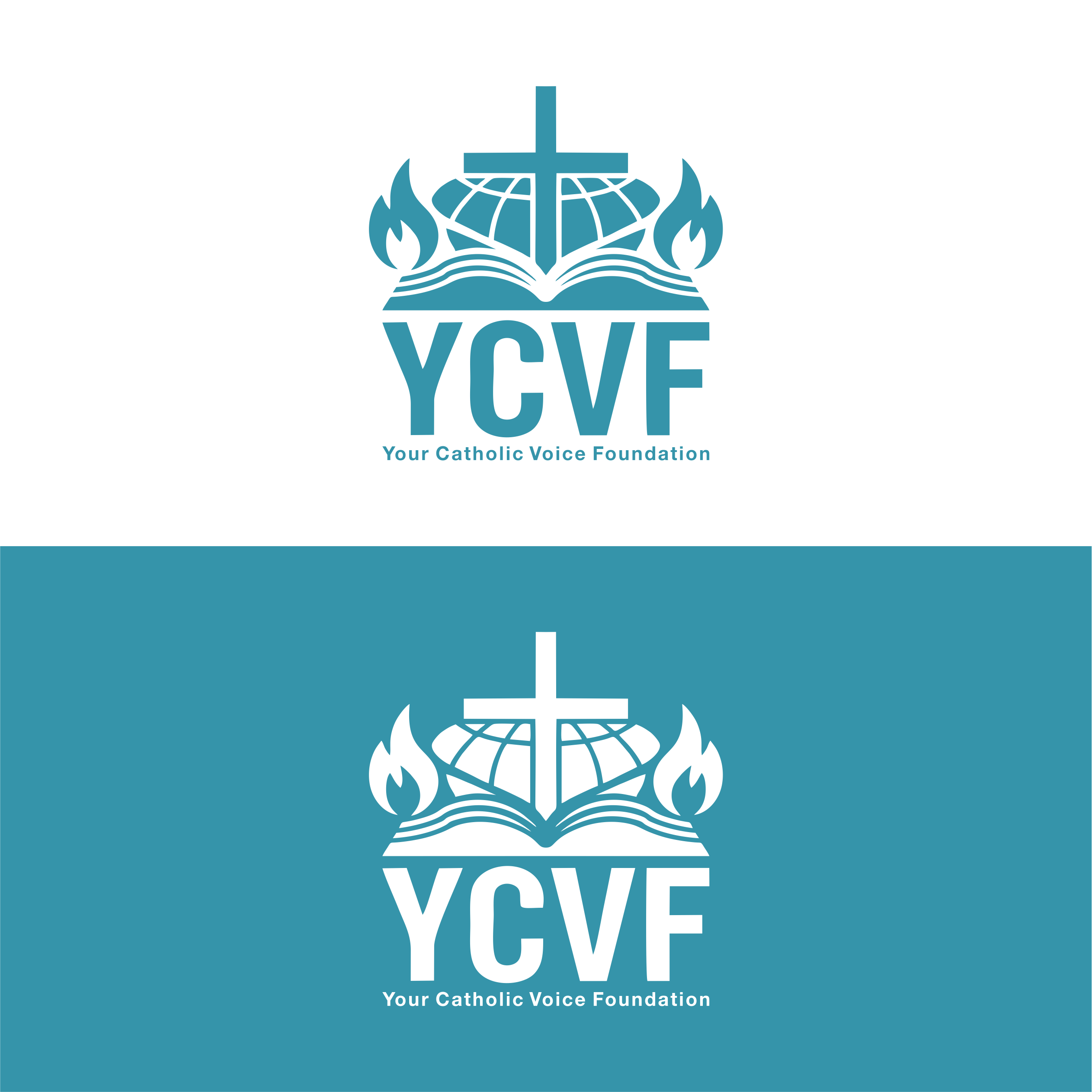 Logo Design by diego costa for Your Catholic Voice Foundation | Design #36058862