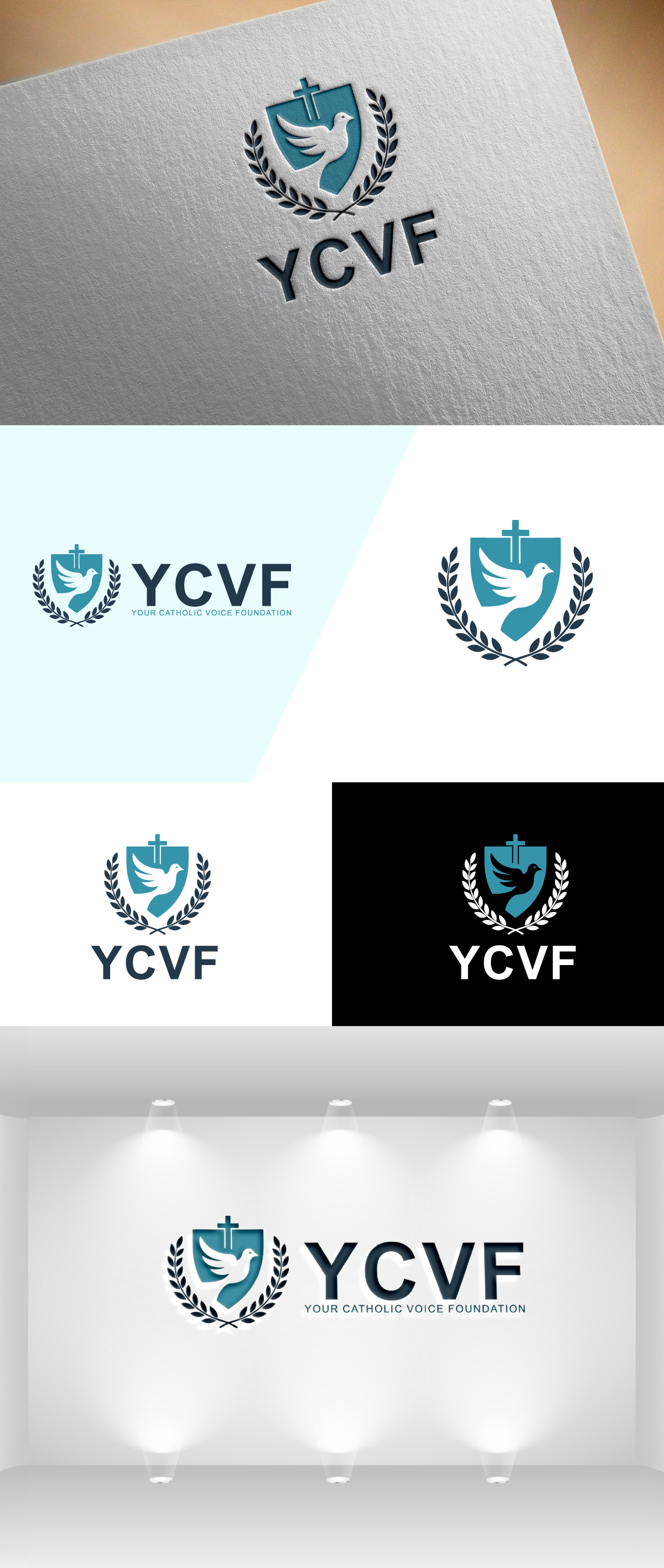 Logo Design by Creative__Art for Your Catholic Voice Foundation | Design #36062750