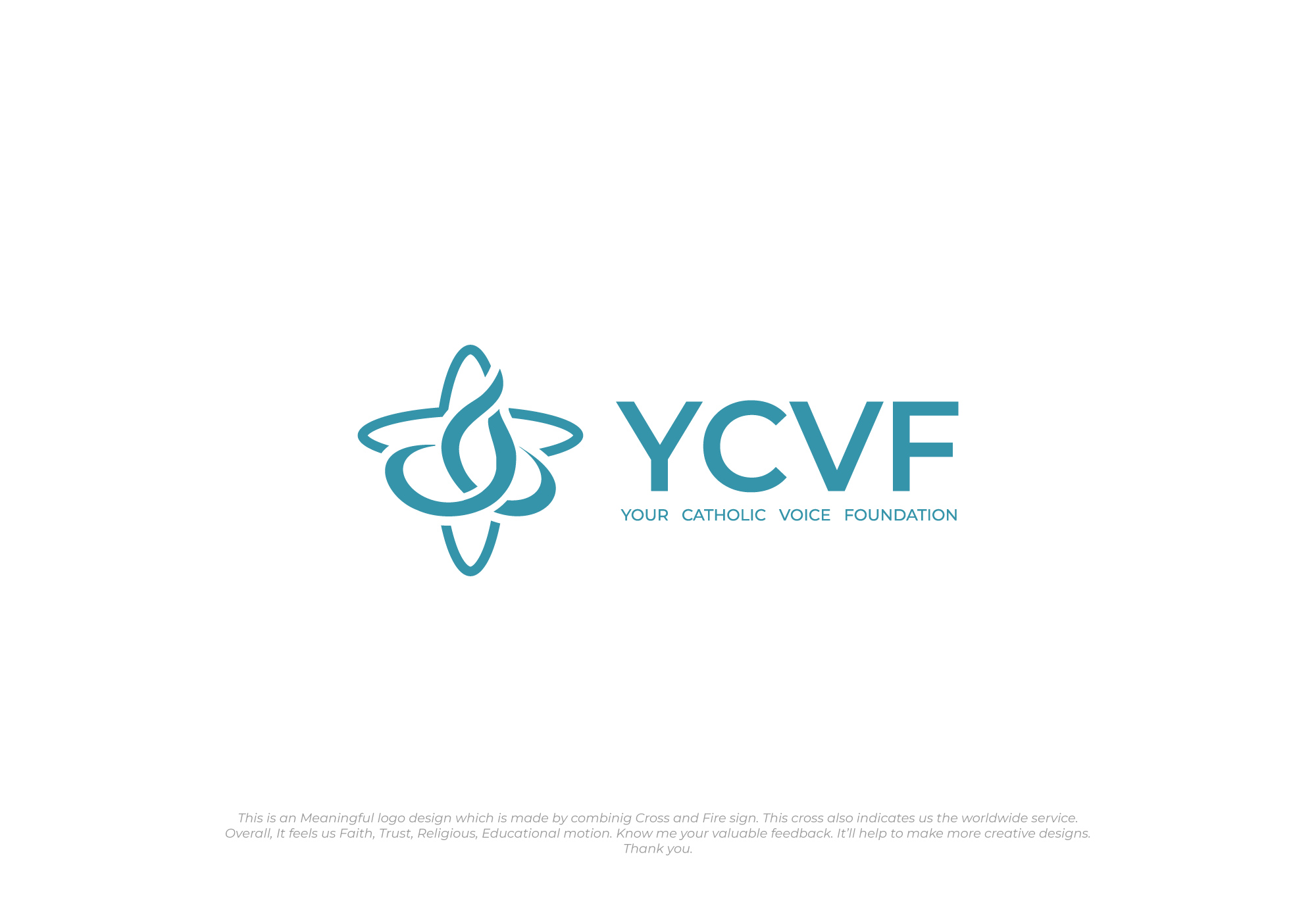 Logo Design by Faizullah65 for Your Catholic Voice Foundation | Design #36063361