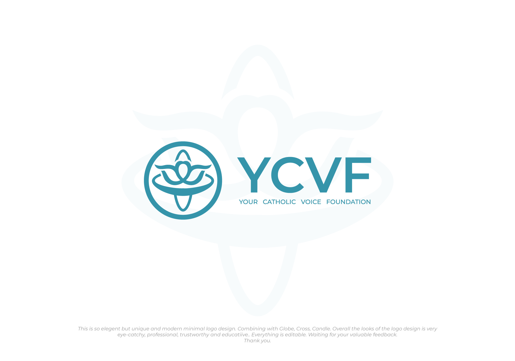 Logo Design by Faizullah65 for Your Catholic Voice Foundation | Design #36065226