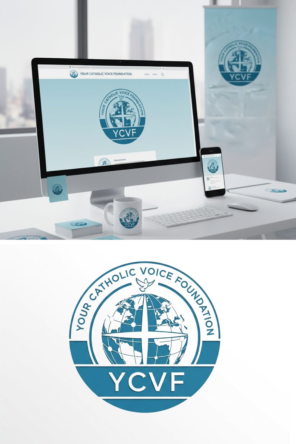 Logo Design by Sabarr for Your Catholic Voice Foundation | Design #36063926