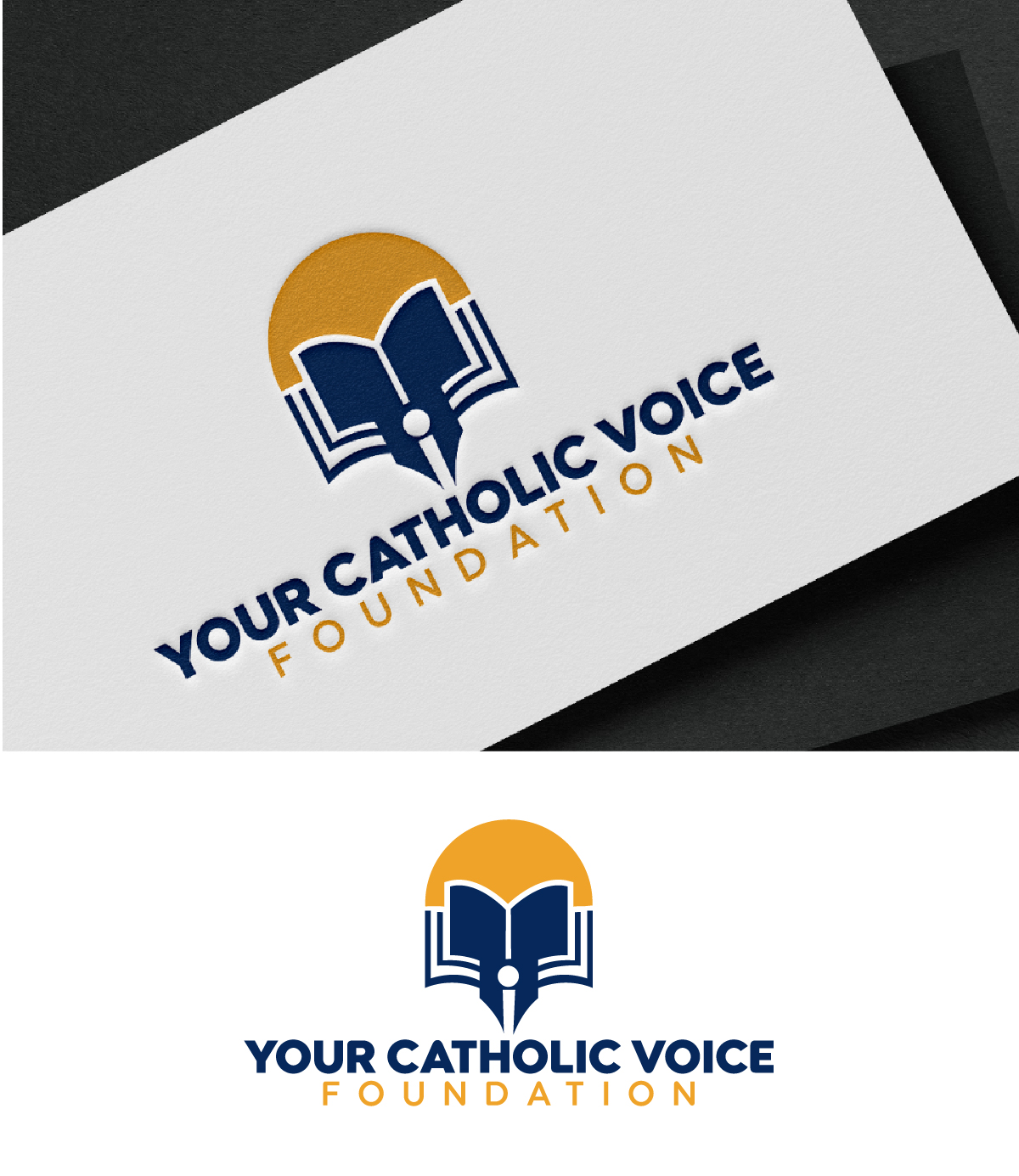 Logo Design by fly  design for Your Catholic Voice Foundation | Design #36061311