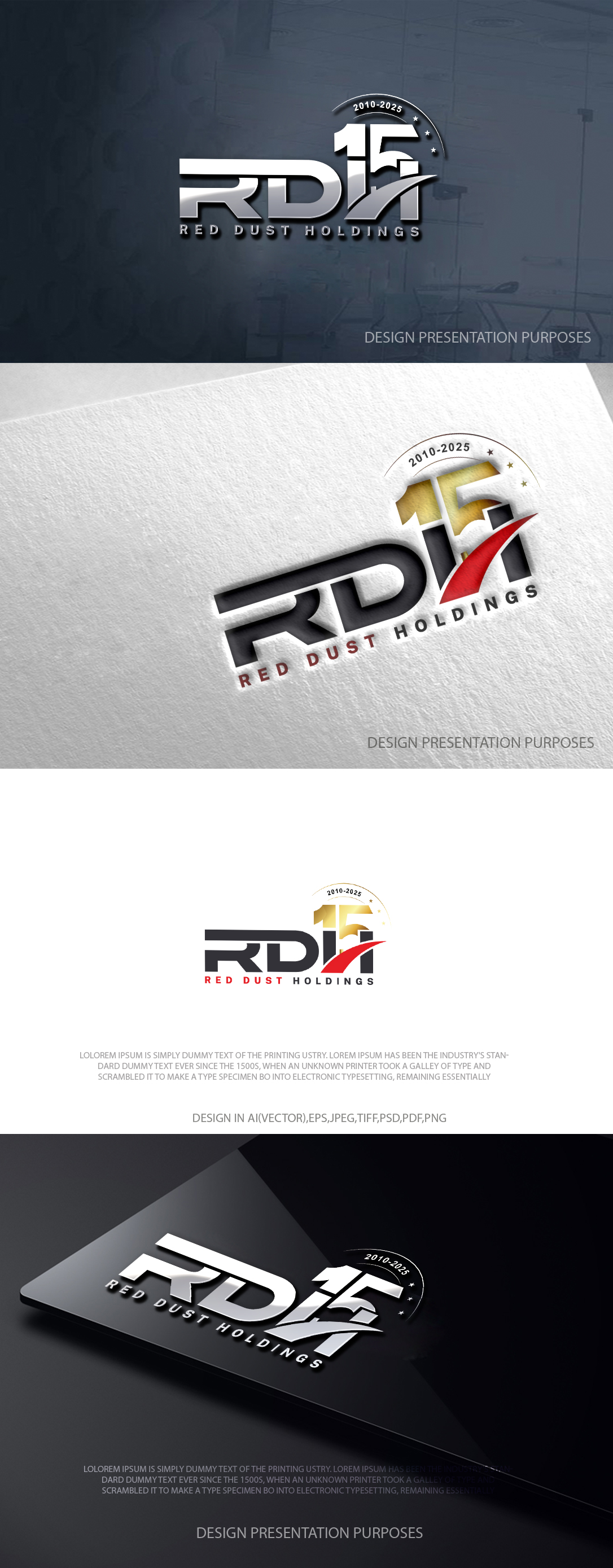 Diseño de Logo por zebronicgraphic para Red Dust Holdings | Diseño #36067882