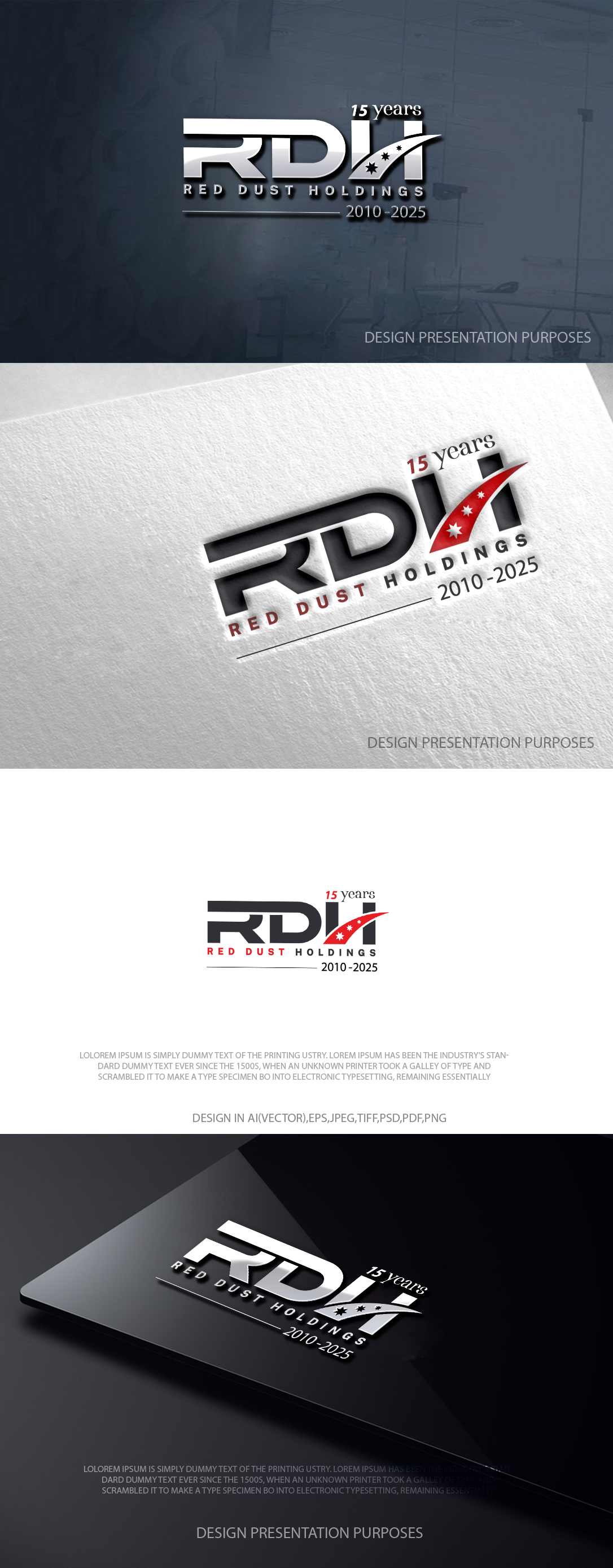 Logo Design by zebronicgraphic for Red Dust Holdings | Design #36068282