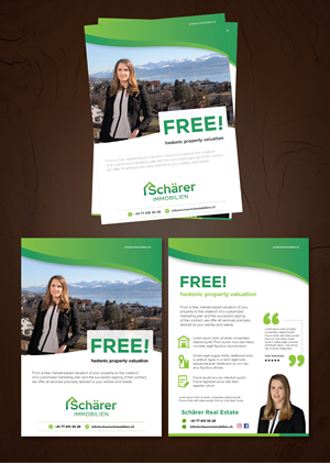 Flyer Design by GMWIRE for Schärer Immobilien | Design: #36067441
