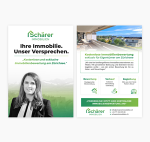 Flyer Design by DA. for Schärer Immobilien | Design: #36065903