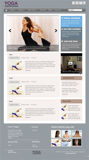 Wordpress Design by pb for this project | Design: #763456