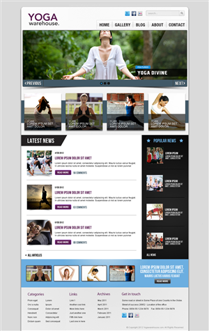 Wordpress Design by OM for this project | Design: #780006