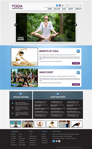 Wordpress Design by OM for this project | Design: #780007