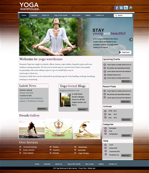 Wordpress Design by OM for this project | Design: #781658