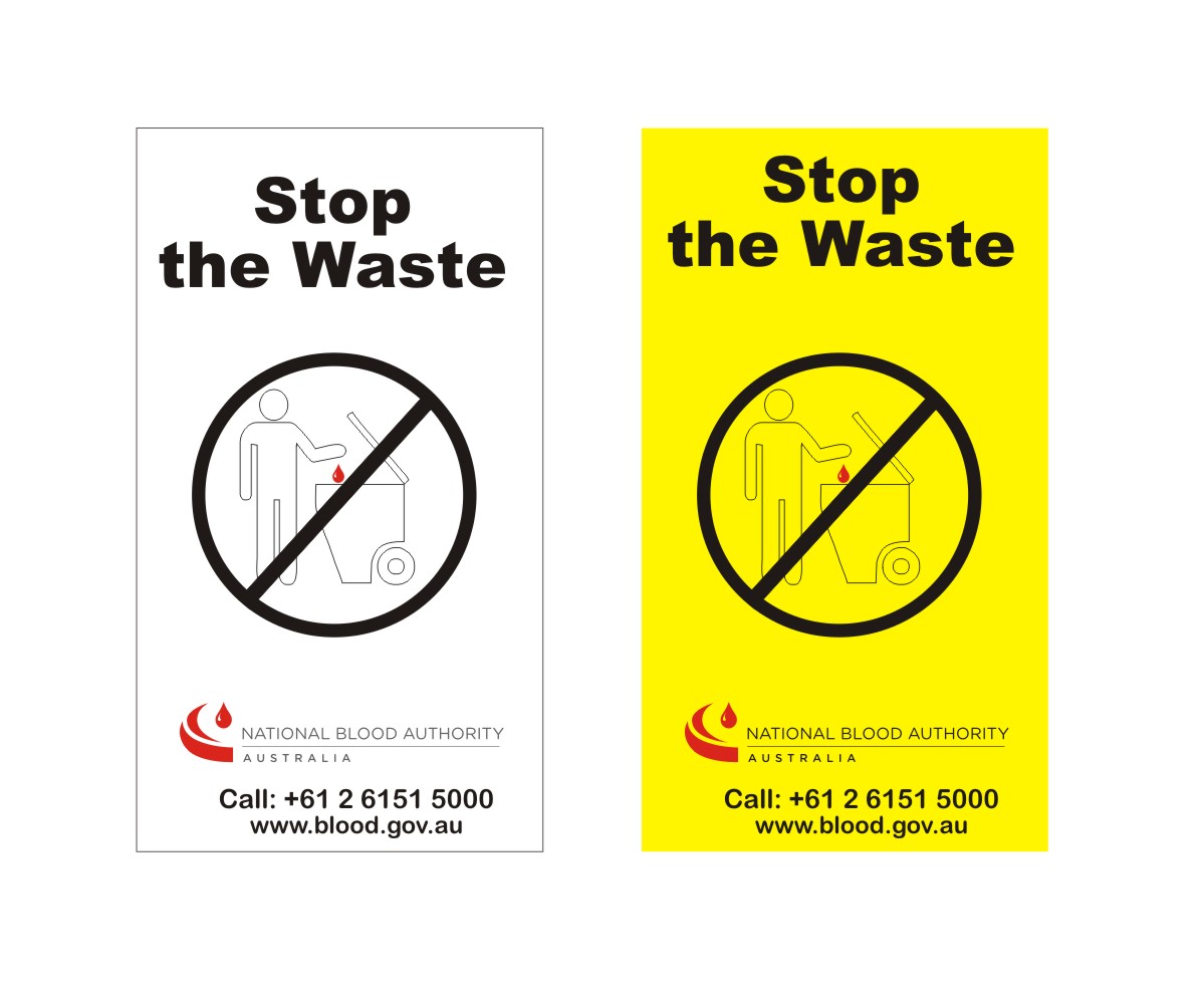 Sticker Design by Falguni for National Blood Authority | Design #3112179