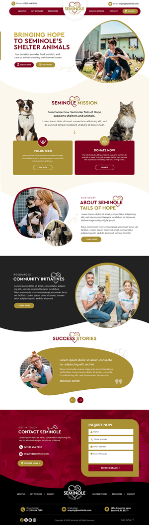 Web Design by Blue Sparrow for this project | Design: #36075432