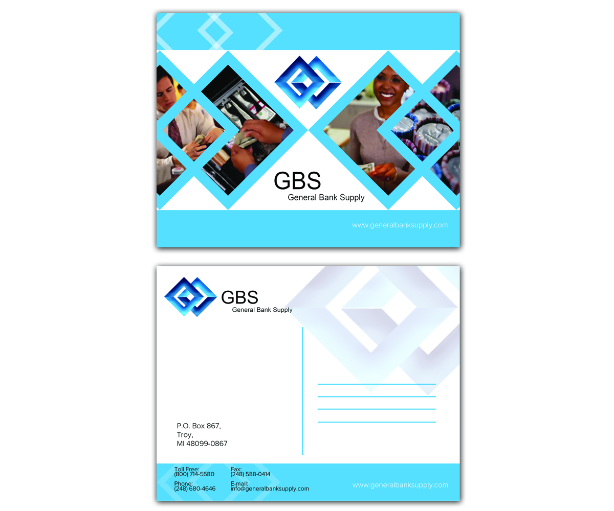 Design de Carte Postale par Sandaru pour General Bank Supply | Design #3116381