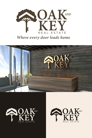 Design de Logo par Sergio Coelho pour Oak and Key Real Estate  | Design : #36071213