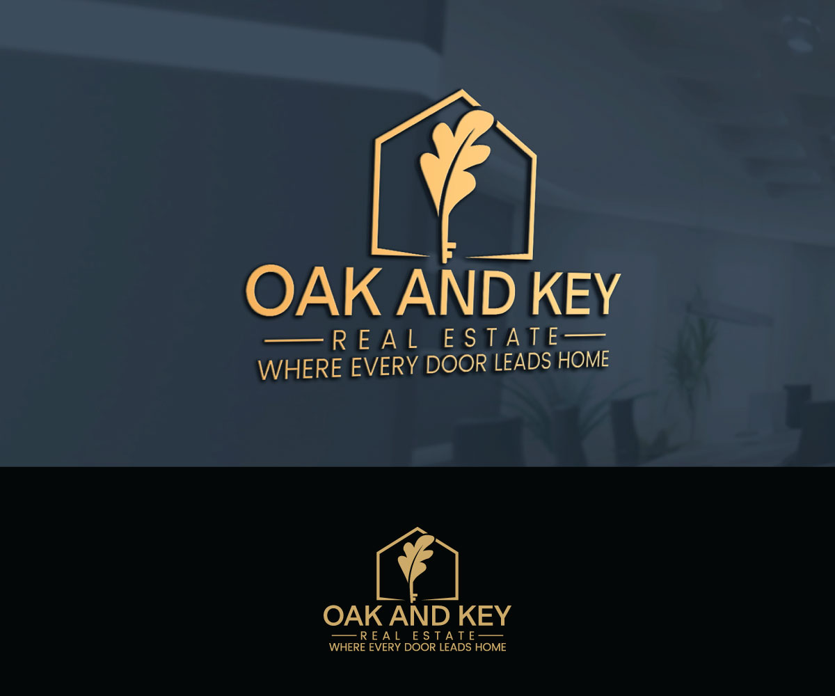 Logo Design by Srk pix!14 for Oak and Key Real Estate  | Design #36078974