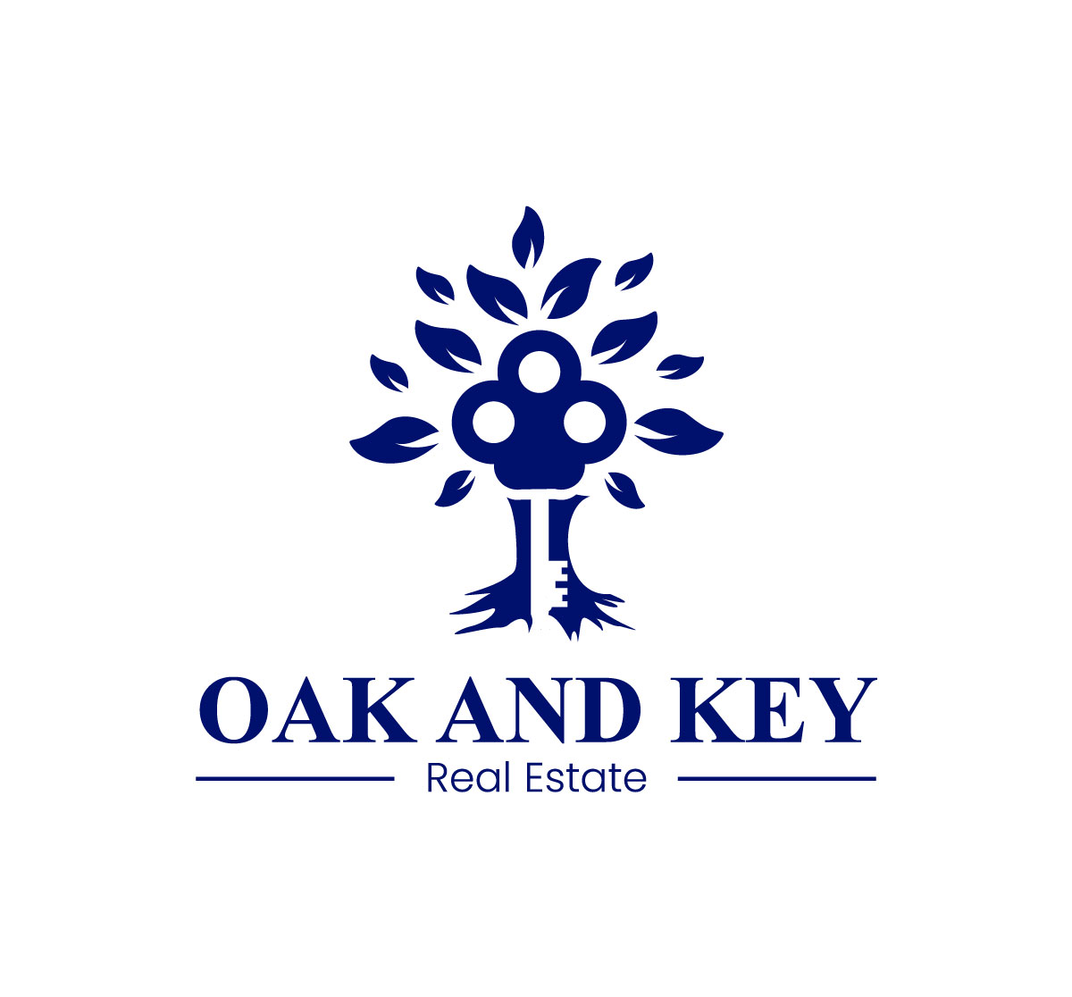 Logo Design by 99 Art.. for Oak and Key Real Estate  | Design #36068096