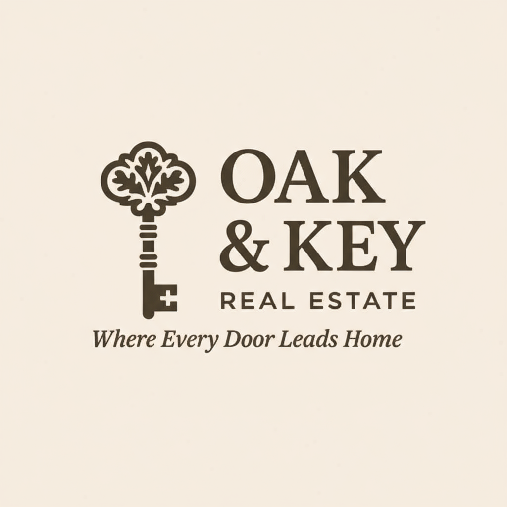 Logo Design by trojni for Oak and Key Real Estate  | Design #36067143