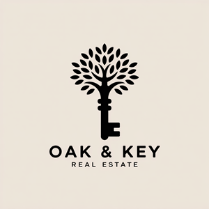 Logo Design by trojni for Oak and Key Real Estate  | Design: #36067210