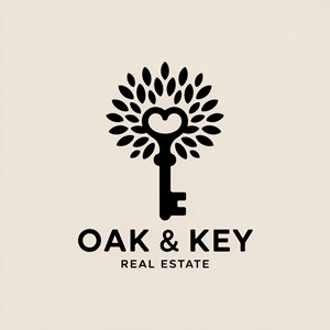 Logo Design by trojni for Oak and Key Real Estate  | Design: #36067226