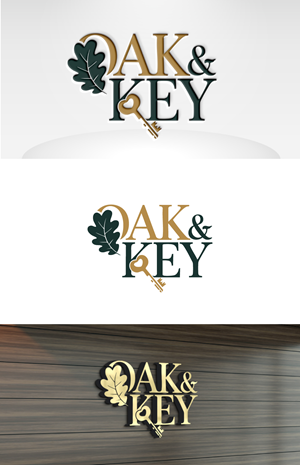 Diseño de Logo por VectorForge para Oak and Key Real Estate  | Diseño: #36070828
