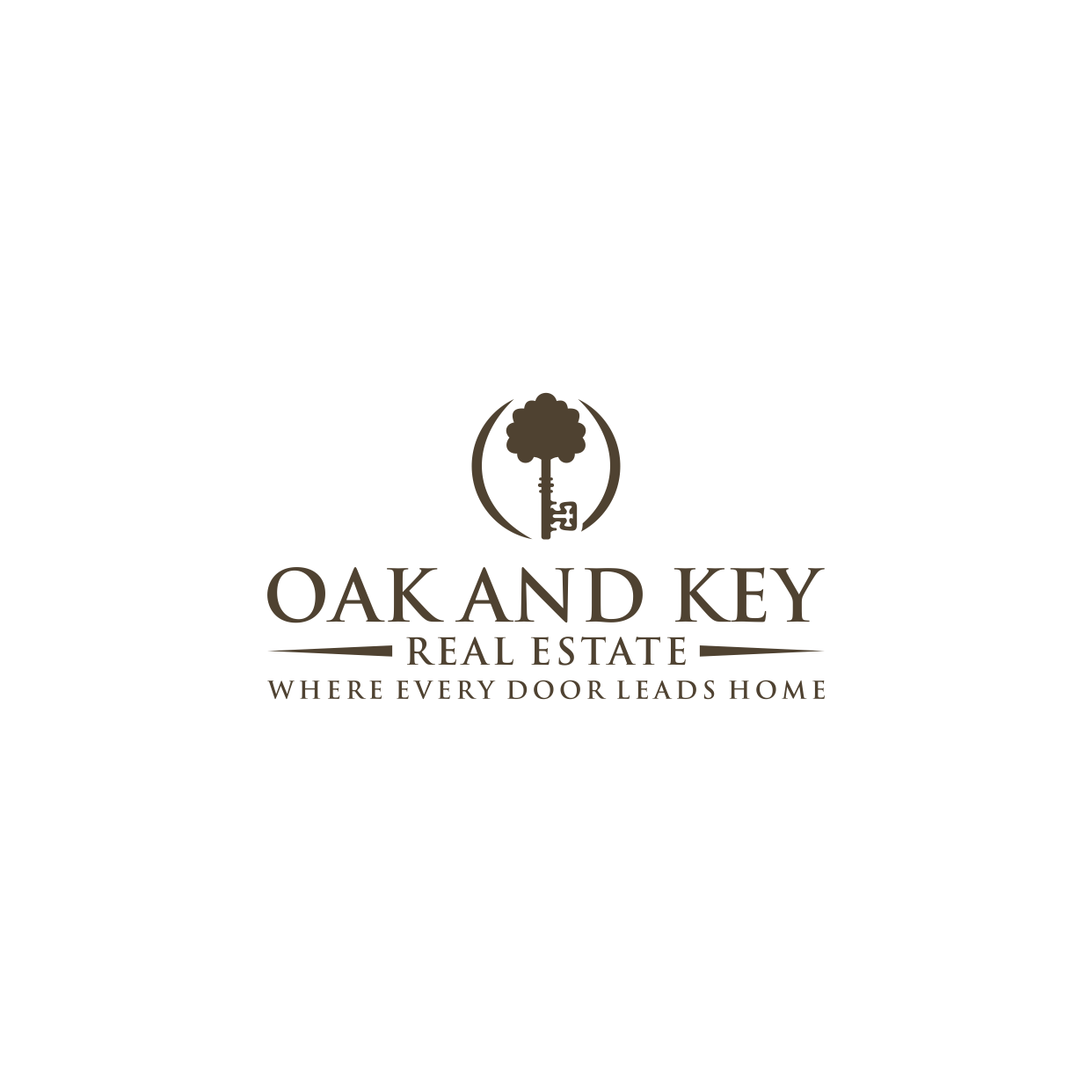 Logo Design by Kaze56 for Oak and Key Real Estate  | Design #36067778