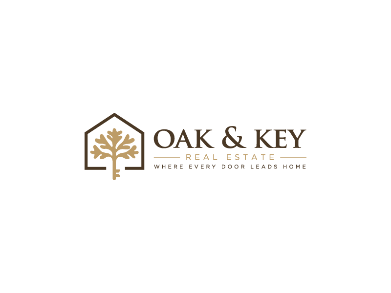 Logo Design by omahsegoro for Oak and Key Real Estate  | Design #36108168