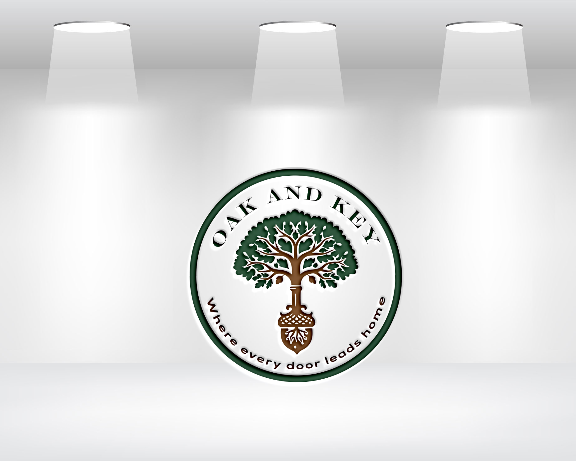 Logo Design by Lam_ya for Oak and Key Real Estate  | Design #36072448