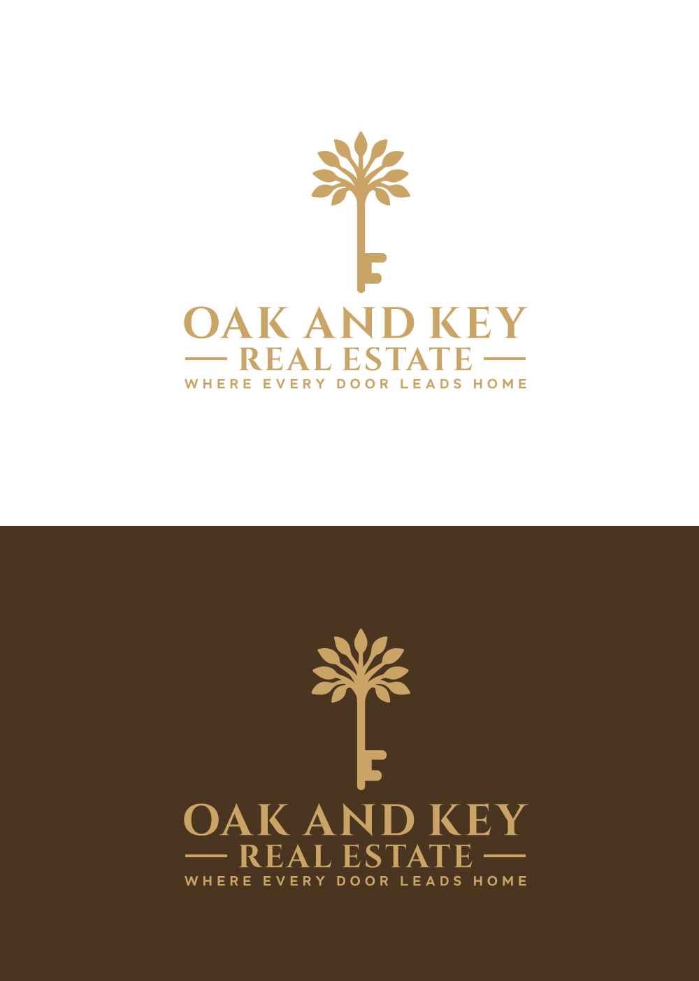Design de Logo par SolDesign pour Oak and Key Real Estate  | Design #36111098