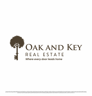 Logo Design by saesean for Oak and Key Real Estate  | Design: #36068932