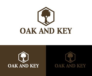 Logo Design by RaKu 2 for Oak and Key Real Estate  | Design: #36097734