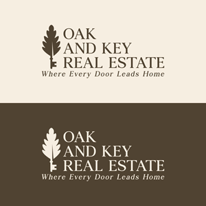 Logo Design by loveqis for Oak and Key Real Estate  | Design: #36068536
