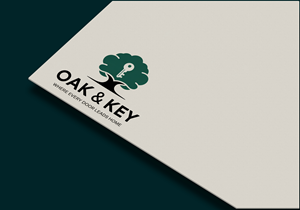 Logo Design by mekail for Oak and Key Real Estate  | Design: #36067727