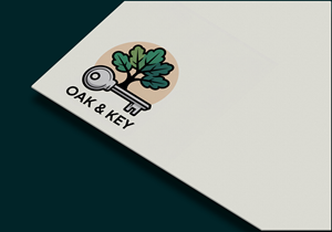 Logo Design by mekail for Oak and Key Real Estate  | Design: #36067730