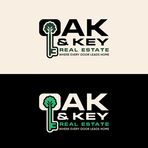 Logo Design by TDAC for Oak and Key Real Estate  | Design: #36070205