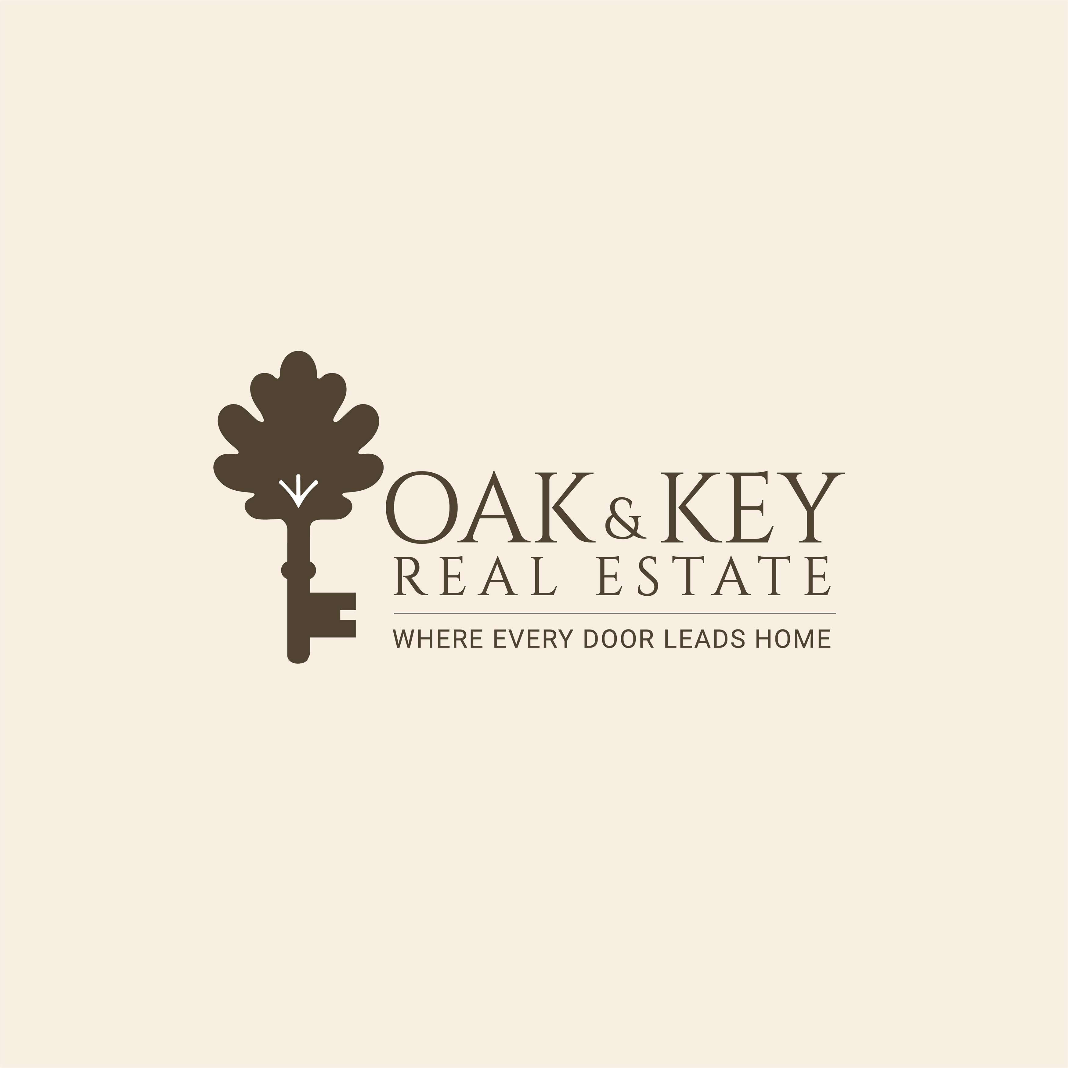 Design de Logo par Rush Advertising pour Oak and Key Real Estate  | Design #36067577