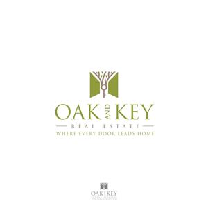 Logo Design by YourLogoMaster for Oak and Key Real Estate  | Design: #36076021