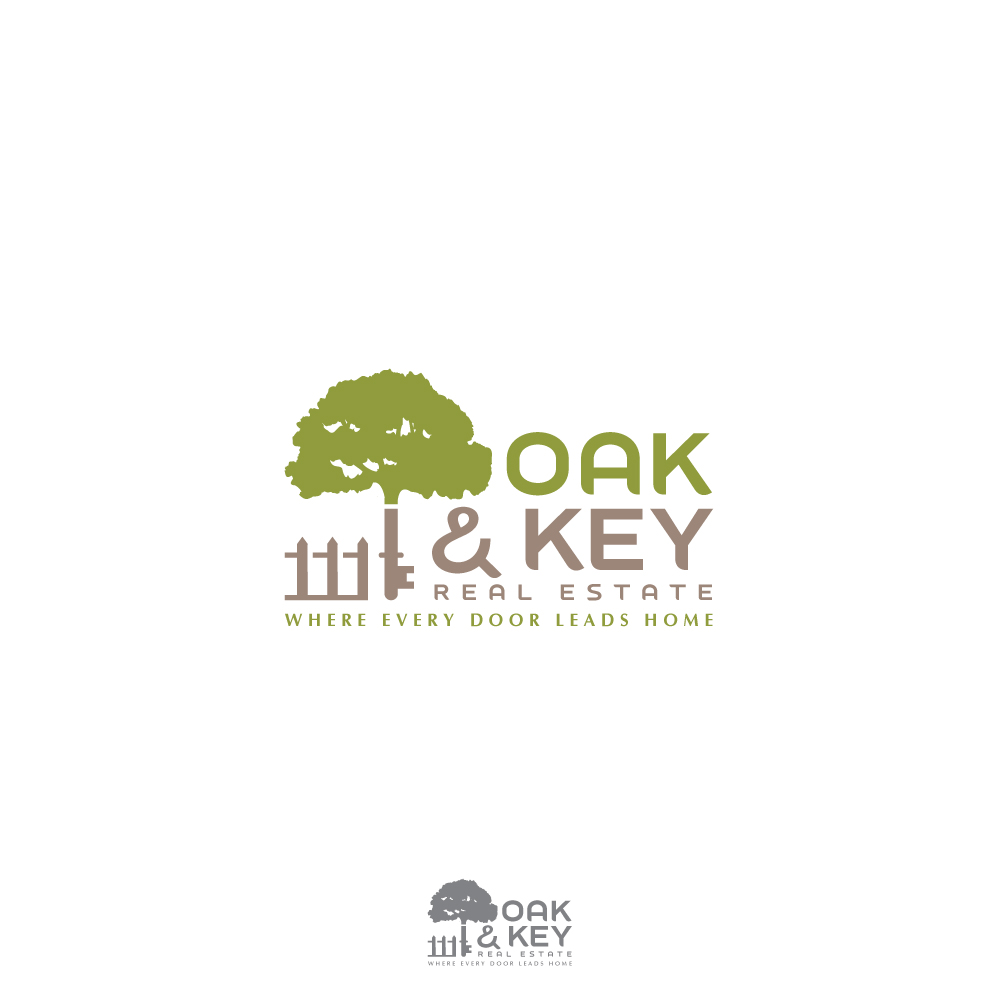 Logo Design by YourLogoMaster for Oak and Key Real Estate  | Design #36076022