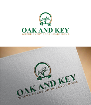Logo Design by eleonora124 for Oak and Key Real Estate  | Design: #36098488