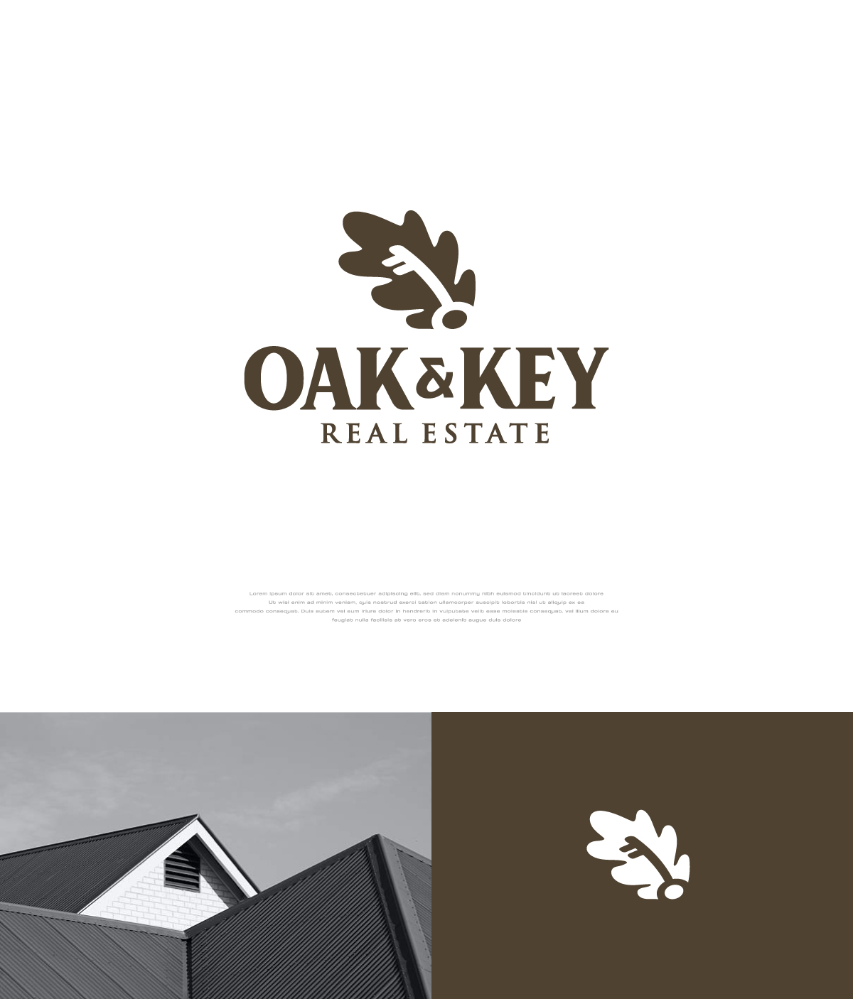 Logo-Design von apik. für Oak and Key Real Estate  | Design #36070111